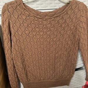 Brown sweater